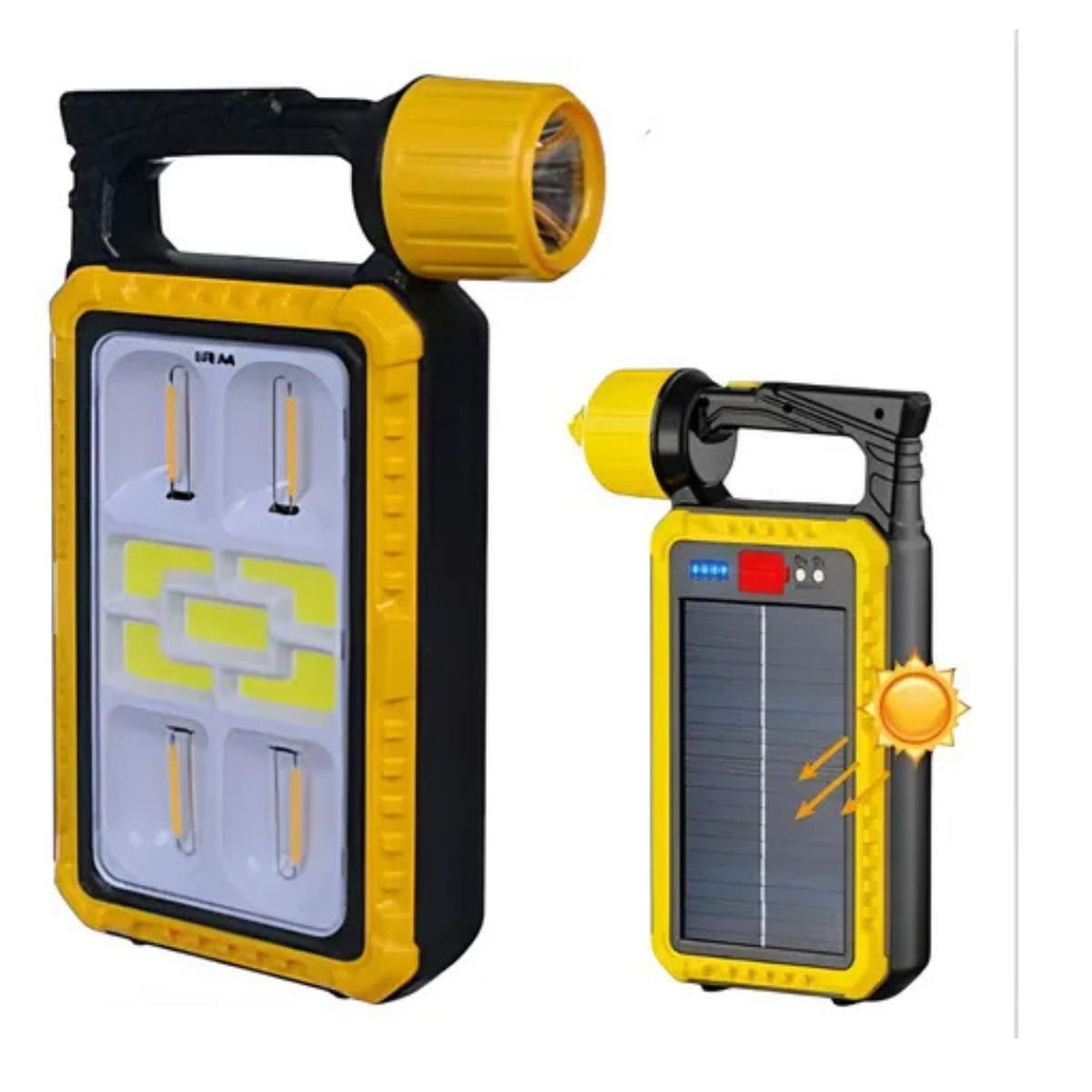 GENERICO - Lámpara Linterna de Cámping Led Solar Usb Recargable