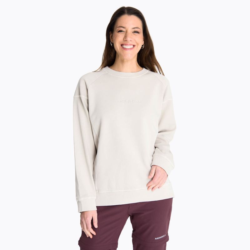 MERRELL - Poleron Mujer Crewneck Pokiha Crema MERRELL