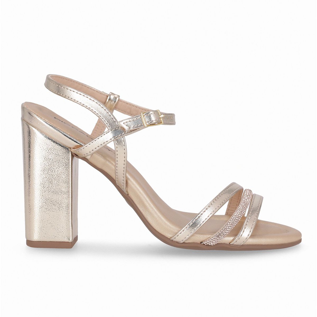 PICCADILLY - Sandalia Mujer Dorado/Strass Rafa Piccadilly