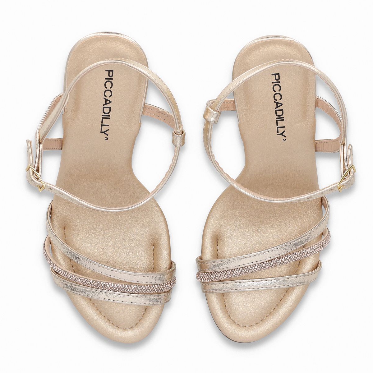 PICCADILLY - Sandalia Mujer Dorado/Strass Rafa Piccadilly