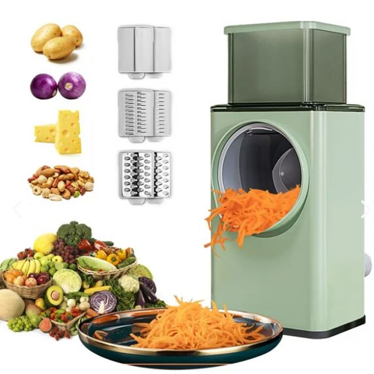 GENERICO - Cortador Rallador picador multifuncional