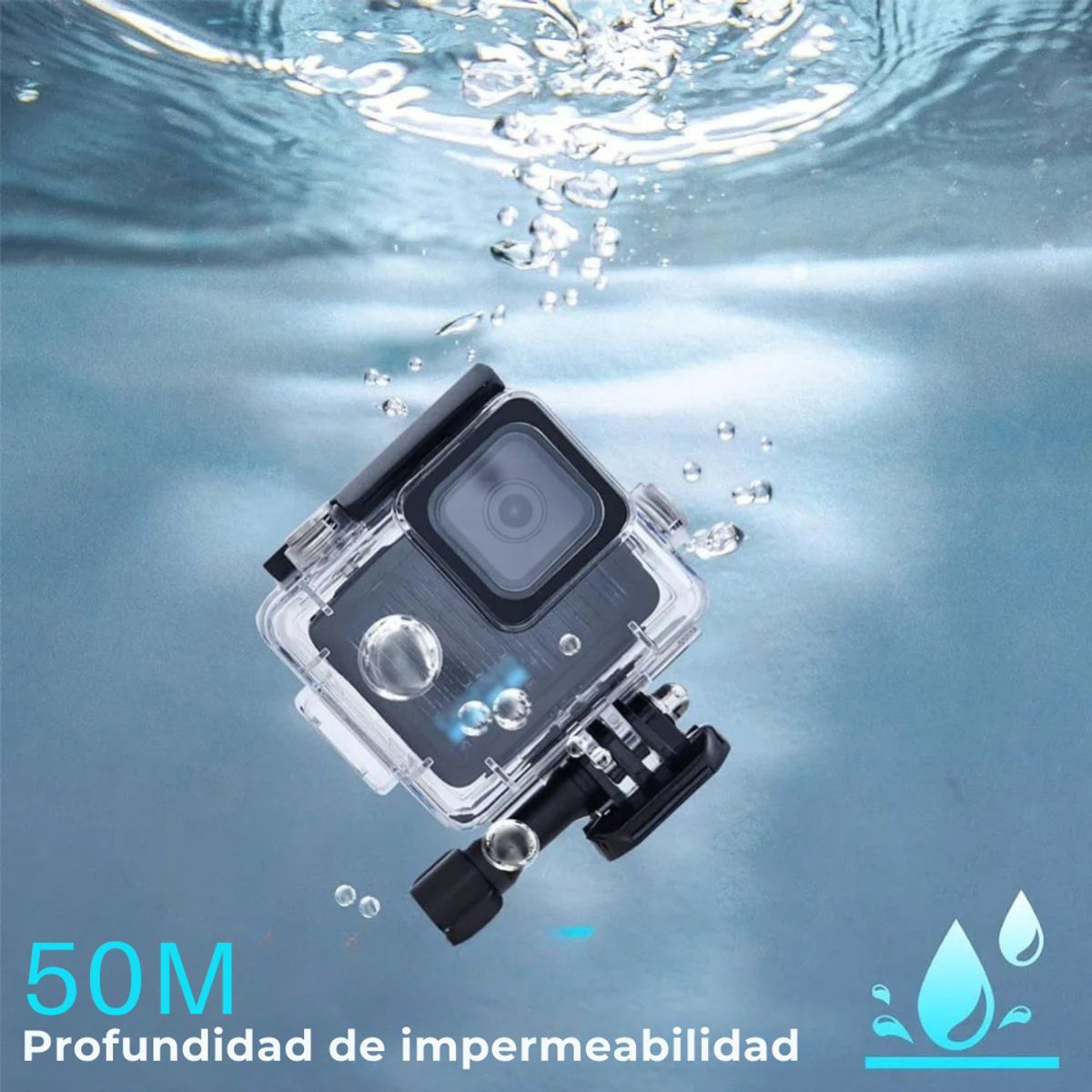 SHOOT - Carcasa impermeable para GoPro Hero 4k Sumergible