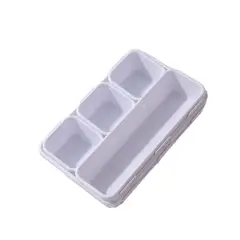 GENERICO - Set Organizadores Cajones Cocina Escritorio Maquillaje Blanca