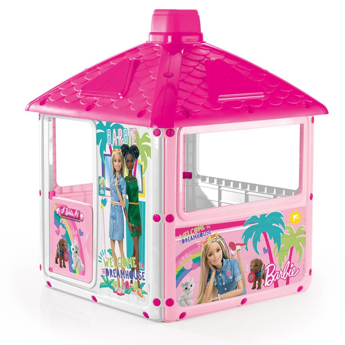 DOLU - Casa de juegos Barbie 135x104x104 cm Dolu