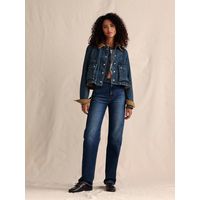 Jeans Mujer Tiro Alto 90'S Straight Azul