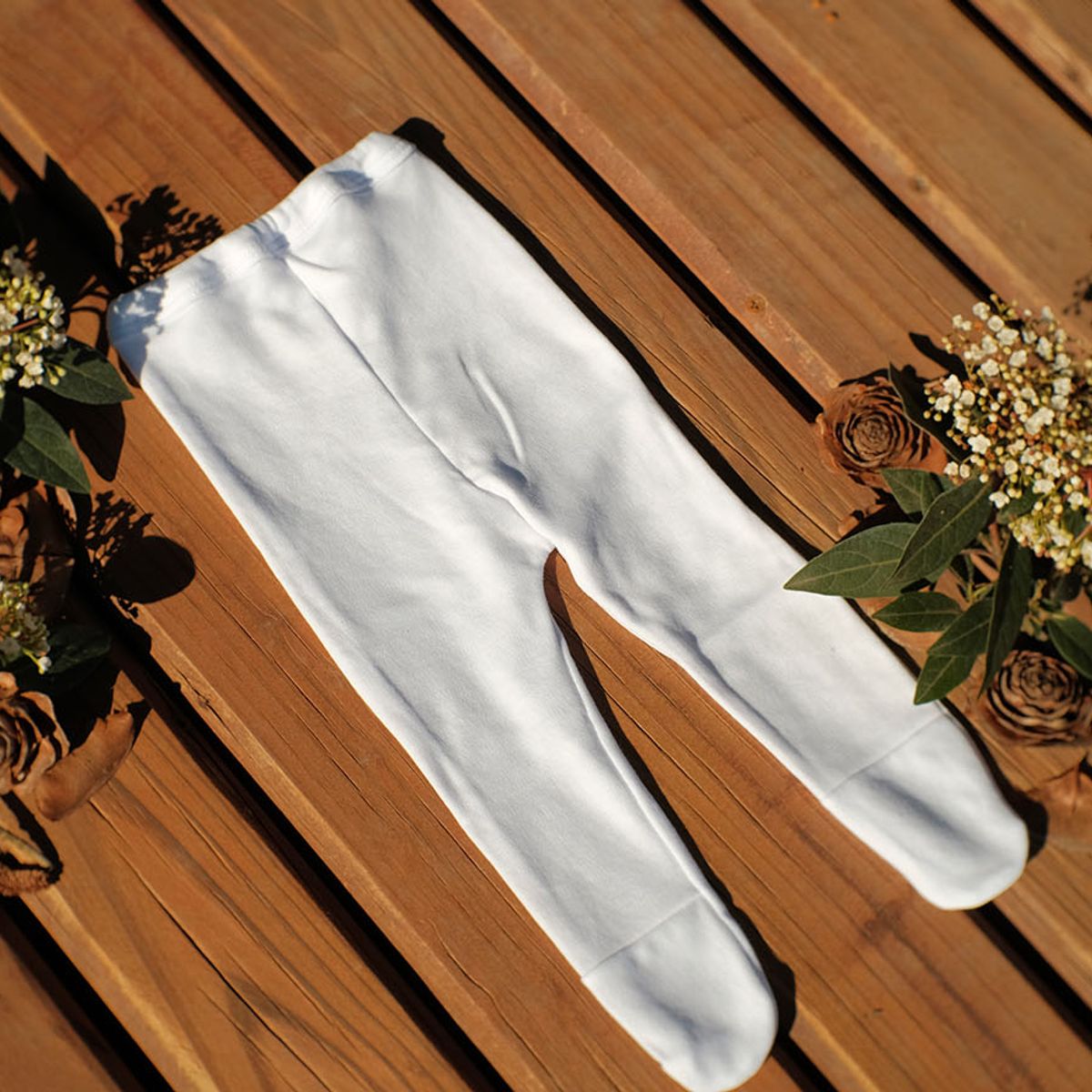 GIRASOL - Ballerina con Pies Algodón Bebe Exportación Caja de Regalo Chile