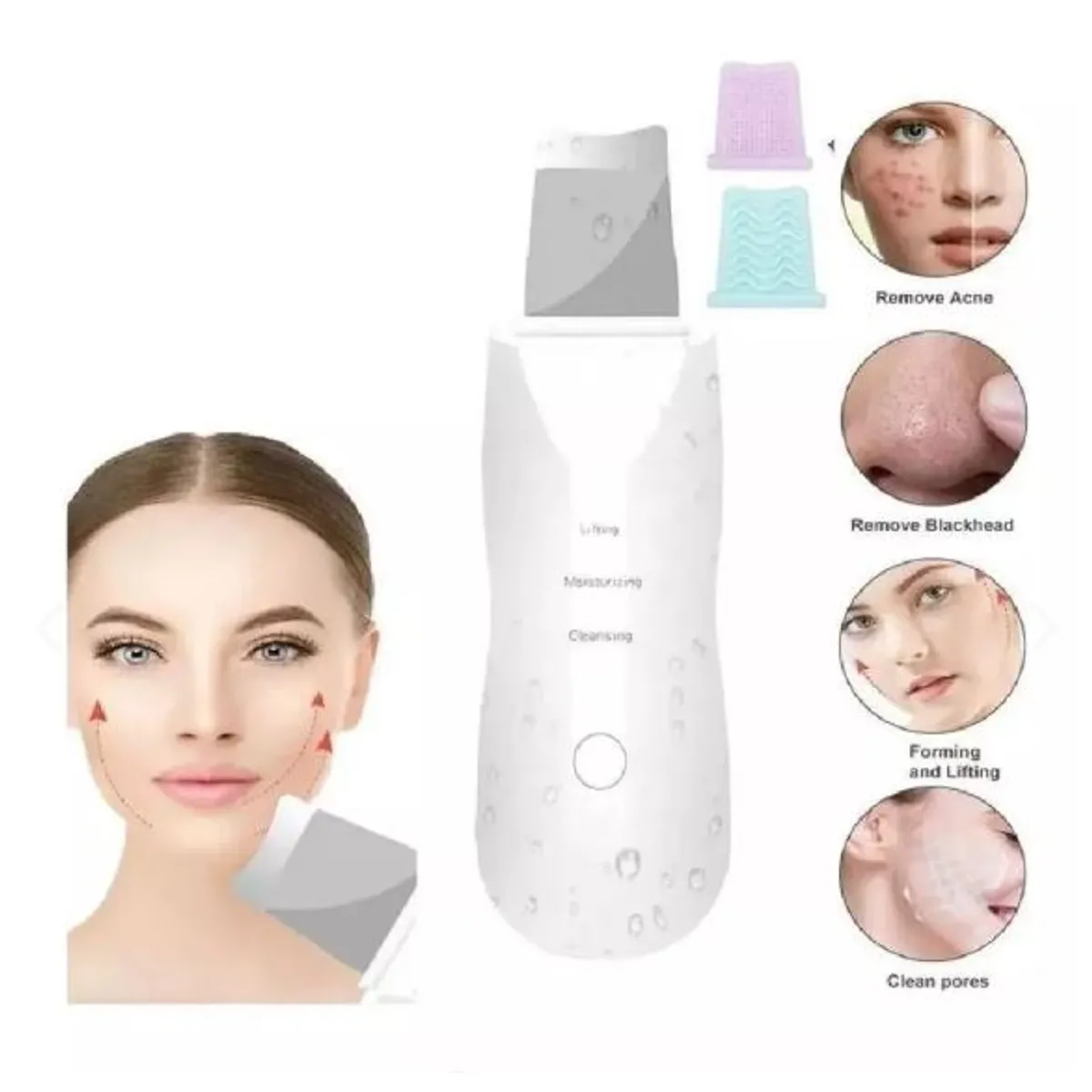 GENERICO - Espatula Facial Ultrasonica Exfoliante