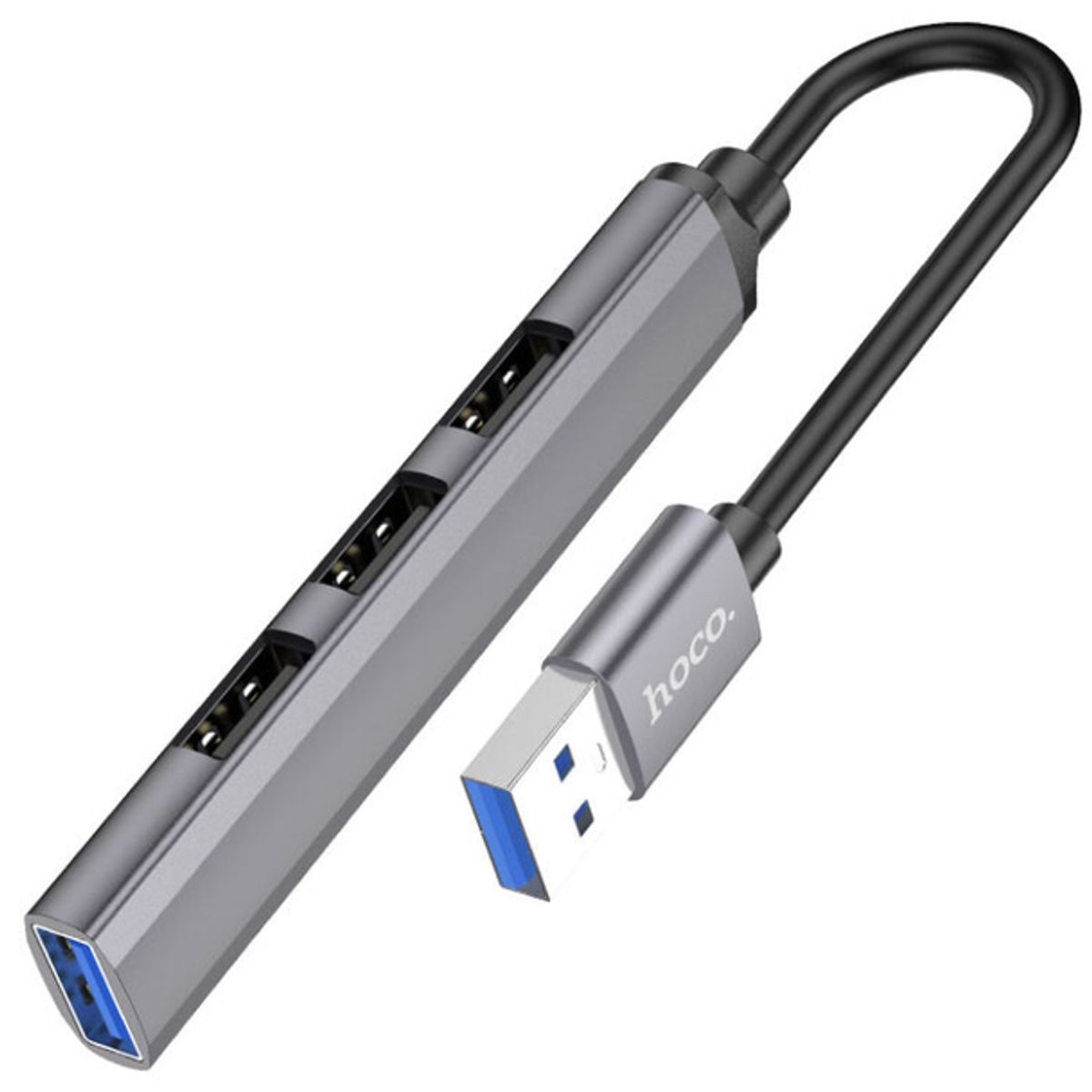 HOCO - Adaptador Hub USB 3.0  a USB 4 en 1 Hoco HB26