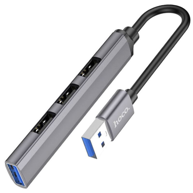 HOCO - Adaptador Hub USB 3.0  a USB 4 en 1 Hoco HB26
