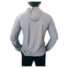 GARSIL - Poleron Deportivo Segunda Capa Con Cierre Para Hombre Con Gorro