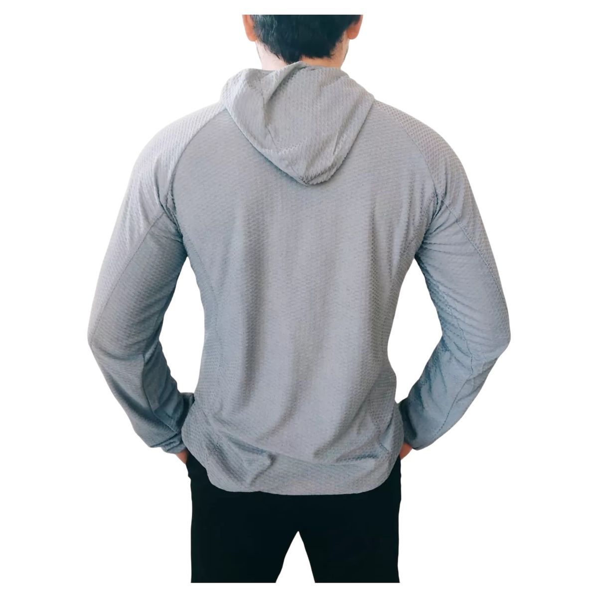 GARSIL - Poleron Deportivo Segunda Capa Con Cierre Para Hombre Con Gorro