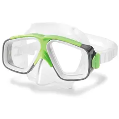 INTEX - Lentes de Natación Surf Rider 8+ Verde