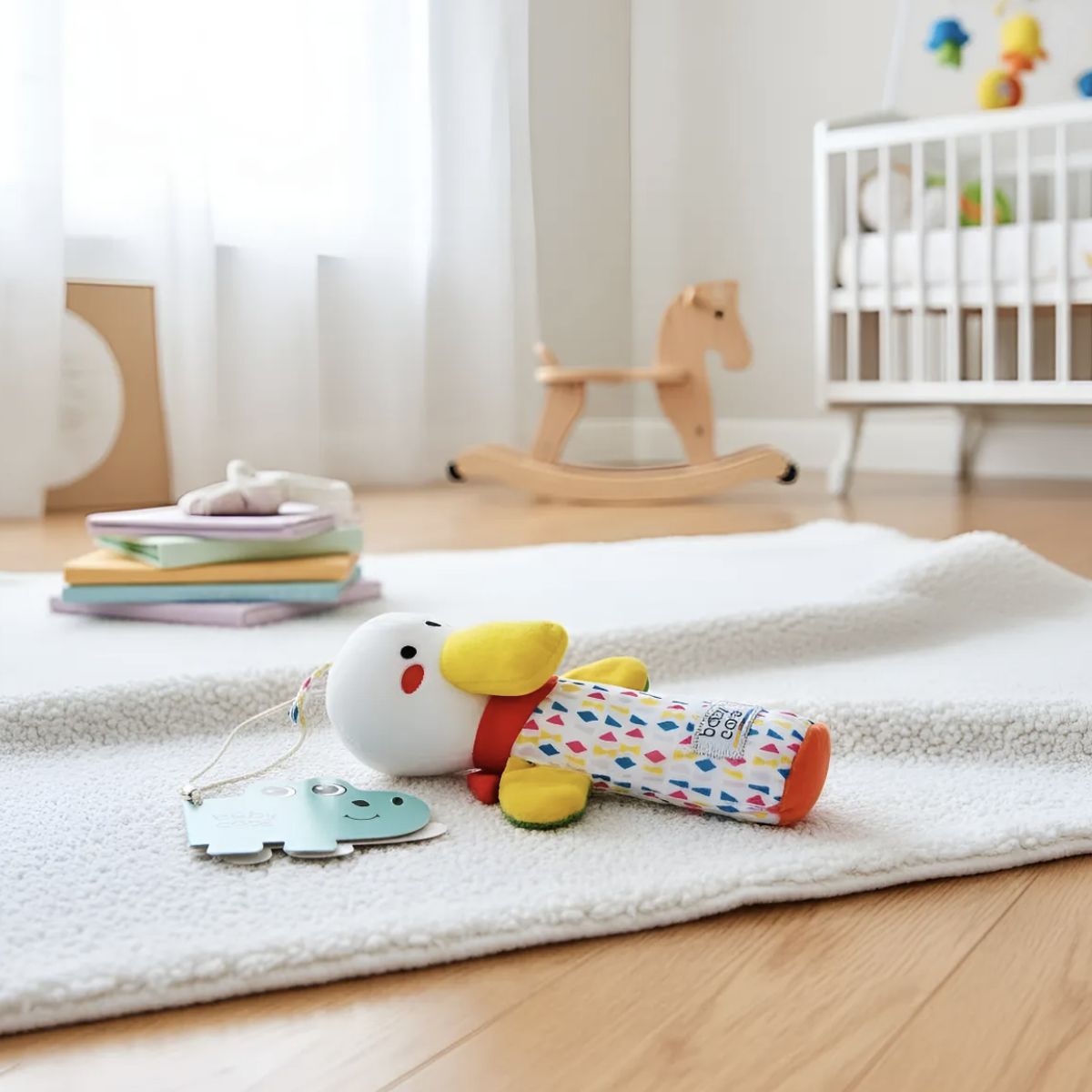 BABYCARE - Sonajero para estimulación temprana Baby Care diseño Pato