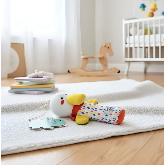 BABYCARE - Sonajero para estimulación temprana Baby Care diseño Pato