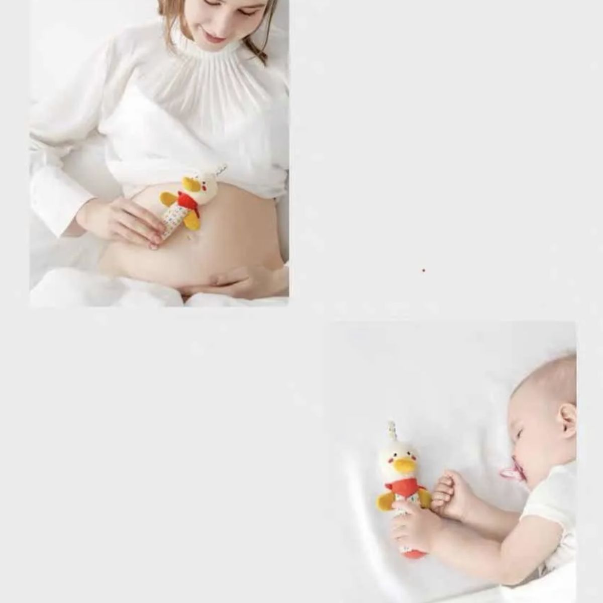 BABYCARE - Sonajero para estimulación temprana Baby Care diseño Pato