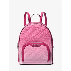 MICHAEL KORS - Mochila Jaycee Mediana monograna Fucsia degrade