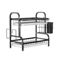 Secador Escurridor De Platos Loza Vajilla 2 Niveles Secaplato Cocina