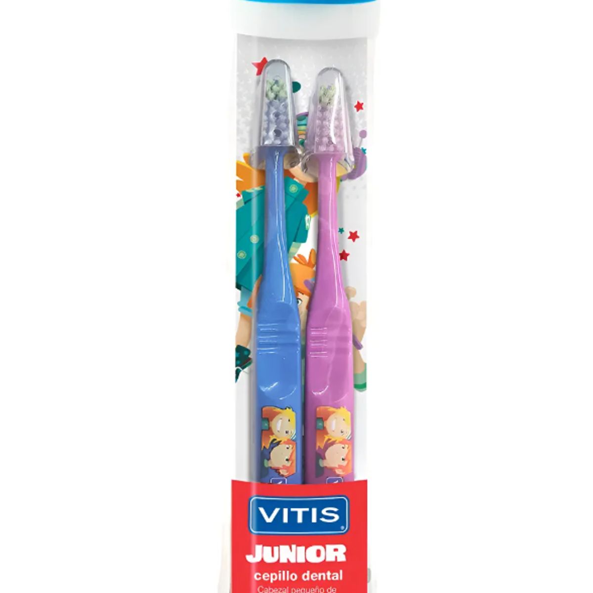VITIS - Vitis Junior Cepillo Pack Duplo Cabezal Pequeño Duo
