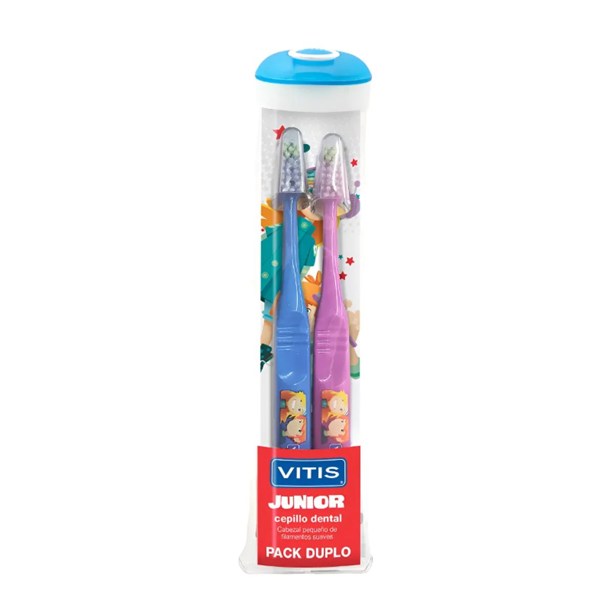 VITIS - Vitis Junior Cepillo Pack Duplo Cabezal Pequeño Duo