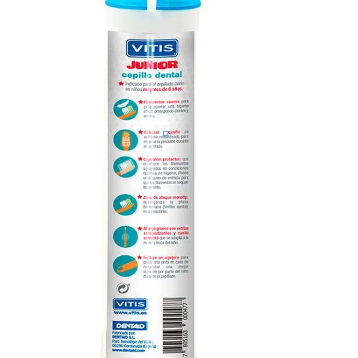 VITIS - Vitis Junior Cepillo Pack Duplo Cabezal Pequeño Duo