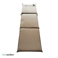 Cojín Reposera Exterior Almohada Beige 186x58x5 cm