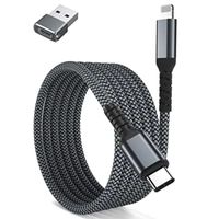 Cable Para iPhone 11 12 13 14 Carga Rápida 30w Más Adaptador Tipo C