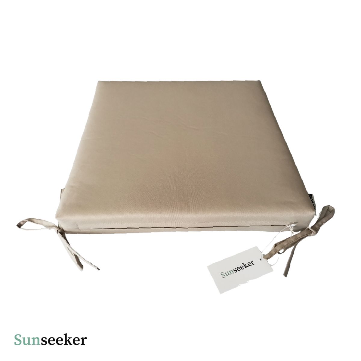 SUNSEEKER - Cojín Silla Exterior Almohada Beige 40 x 40 x 5 cm Sunseeker