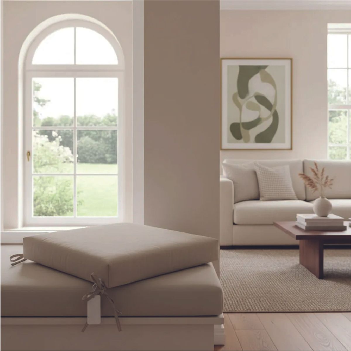 SUNSEEKER - Cojín Silla Exterior Almohada Beige 40 x 40 x 5 cm Sunseeker