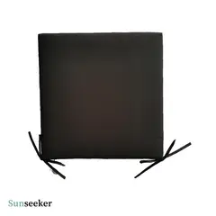 SUNSEEKER - Cojín Silla Exterior Almohada Gris 40 x 40 x 5 cm