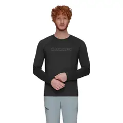 MAMMUT - Primera Capa Selun Fl Ls Logo Hombre Negro