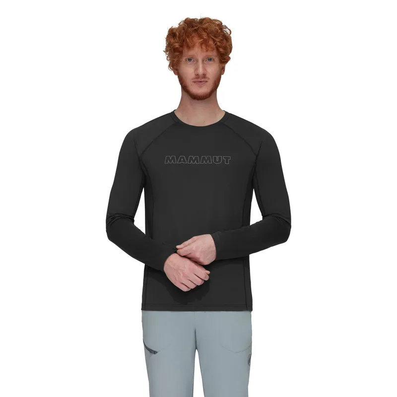 MAMMUT - Primera Capa Selun Fl Ls Logo Hombre Negro