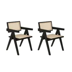 HABITA2 CHILE - Pack 2 silla de comedor Chandigarh Rattan