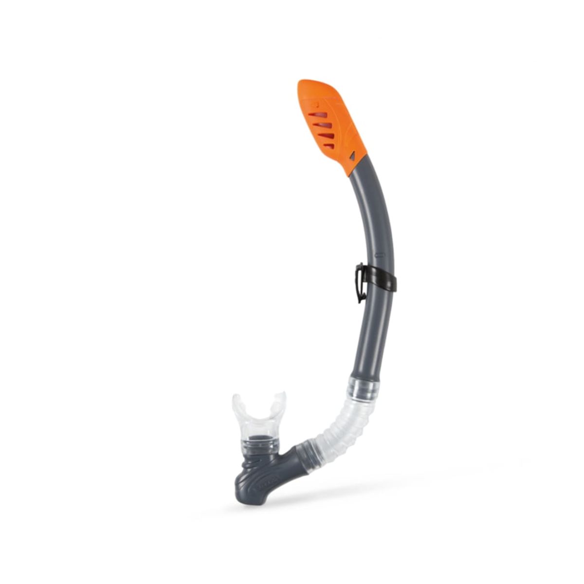 INTEX - Tubo Snorkel para Niños INTEX Talla 8+ Easy Flow Gris
