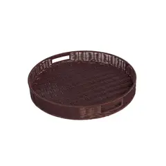 TEMPODECO - Bandeja Redonda Chocolate