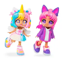 GENERICO - MUÑECA ANIMAKII KAWAII SET UNICORNIO + MURCIELAGO