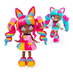 GENERICO - MUÑECA ANIMAKII SUPER KAWAII SET DOBLE LOLLYPOP & BUBBLEGUM
