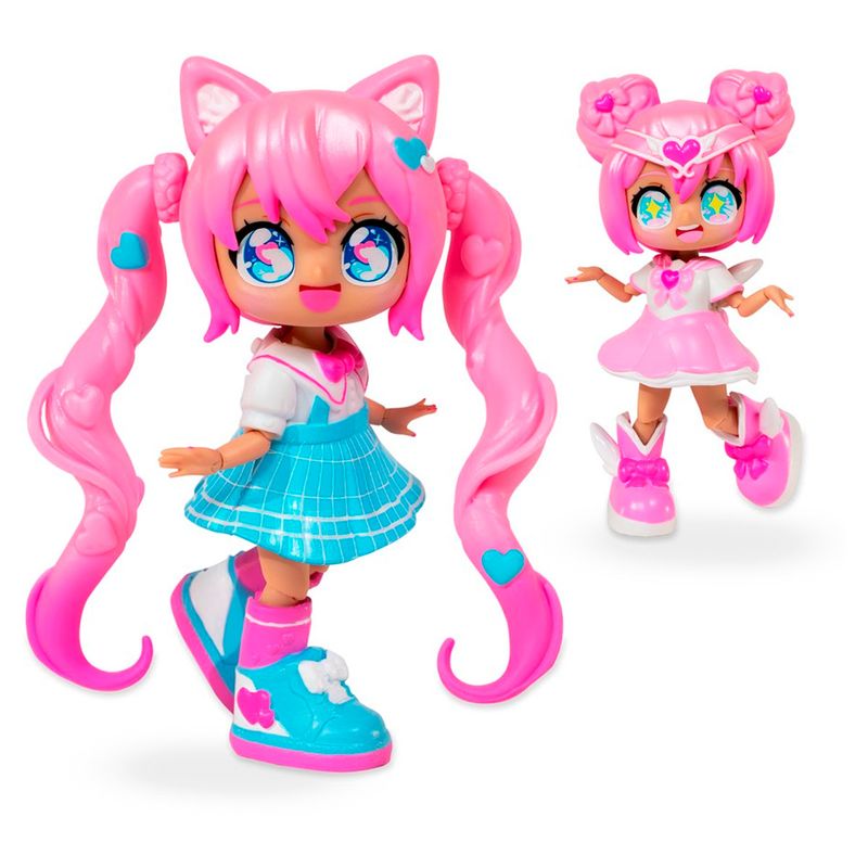 GENERICO - MUÑECA ANIMAKII DOLL SET MAGICAL GIRL-SCHOOL GIRL