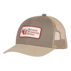 MARMOT - Jockey Unisex Retro Trucker Hat Marrón