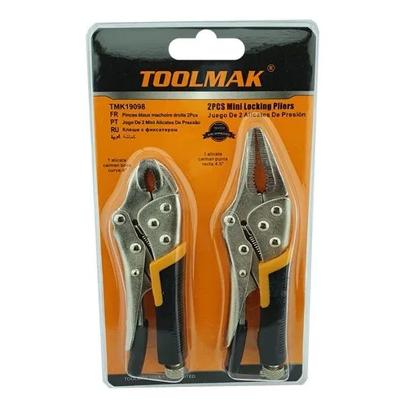 GENERICO - Set Kit Juego De Mini Alicate Caiman 2 Piezas Toolmak