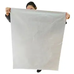 GENERICO - Pack 10 Papel Seda 80x100cm 20grs Color Blanco Imprimible