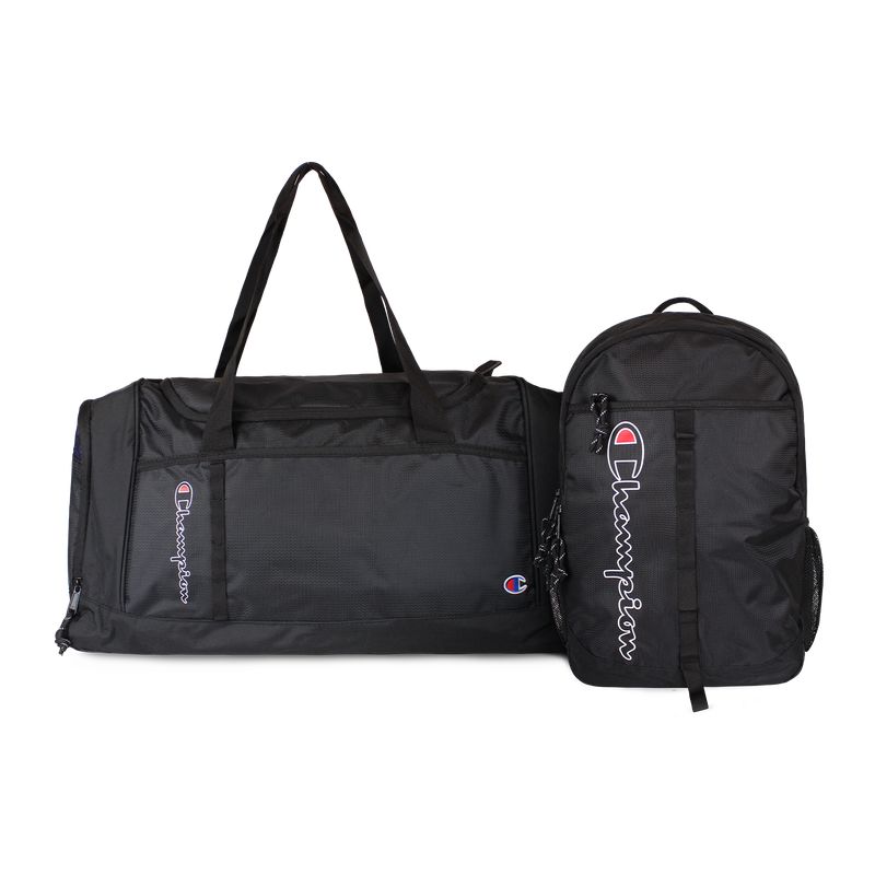 CHAMPION - Pack Champion bolso Brooklyn + Mochila Georgia negro