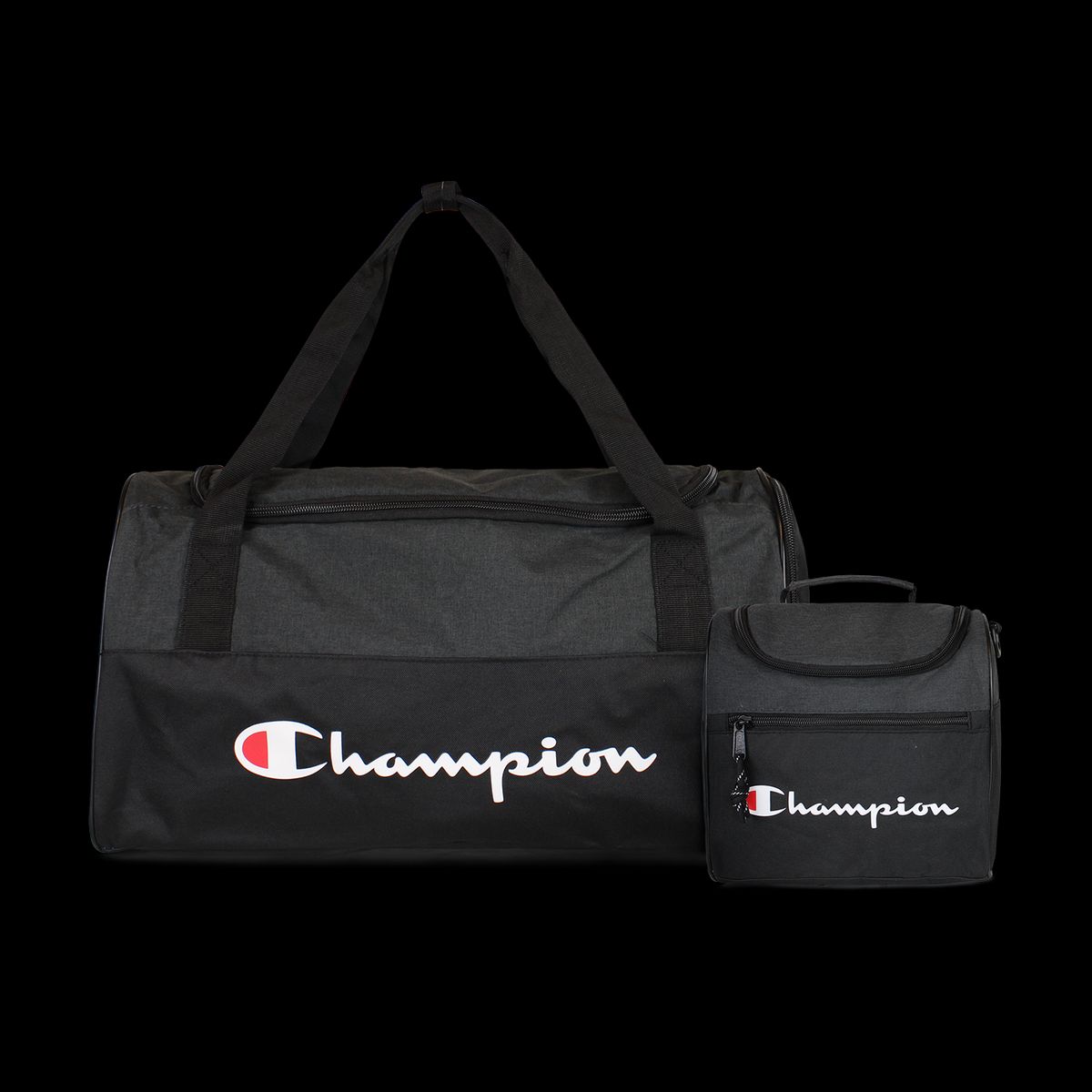 CHAMPION - Pack Champion bolso Toronto 28lts + Lonchera Oxford negra