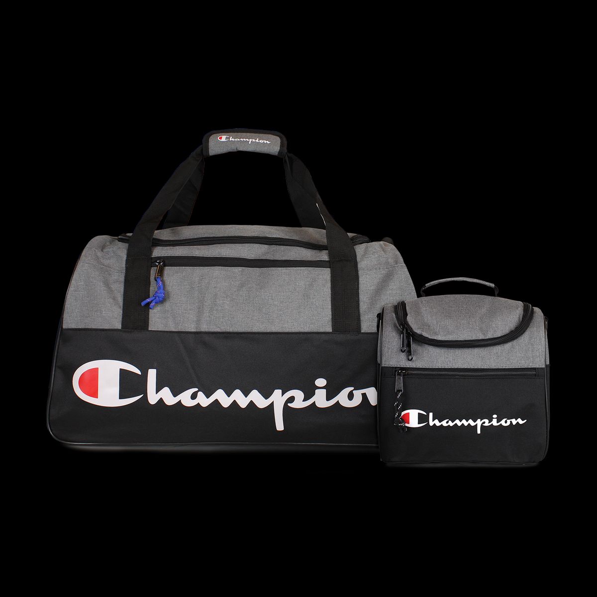 CHAMPION - Pack Champion bolso Atlanta 45lts + Lonchera Oxford Gris