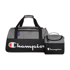 CHAMPION - Pack bolso Atlanta 45lts + Lonchera Oxford Gris