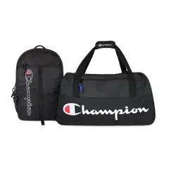 CHAMPION - Pack bolso Atlanta + Mochila Georgia negro