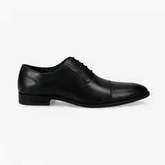 TRIAL - Zapato Formal Liso Cuero Negro