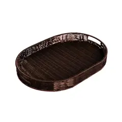 TEMPODECO - Bandeja Ovalada Chocolate