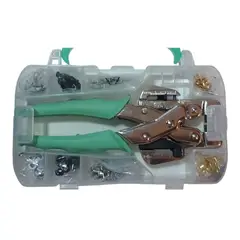 GENERICO - Set Perforadora Alicate De Ojetillos Turquesa