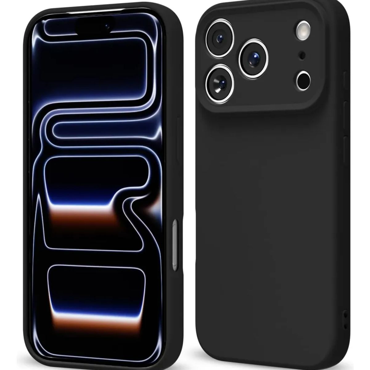 COMPUTECH - Funda / Carcasa Premium Para iPhone 17 Pro Color Negro Antihuellas