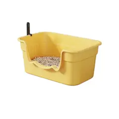 GENERICO - Arenero Grande Sanitario De Gatos Con Pala 50cm Amarillo
